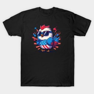 4th of July Chicken T-Shirt